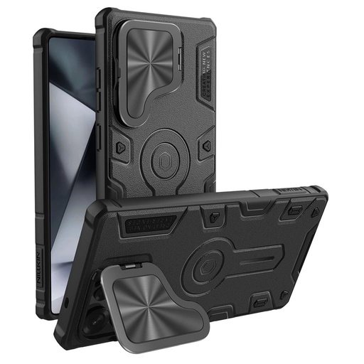 Samsung Galaxy S25 Ultra Nillkin CamShield Armor Prop MagSafe zaštitna maskica (Crna)