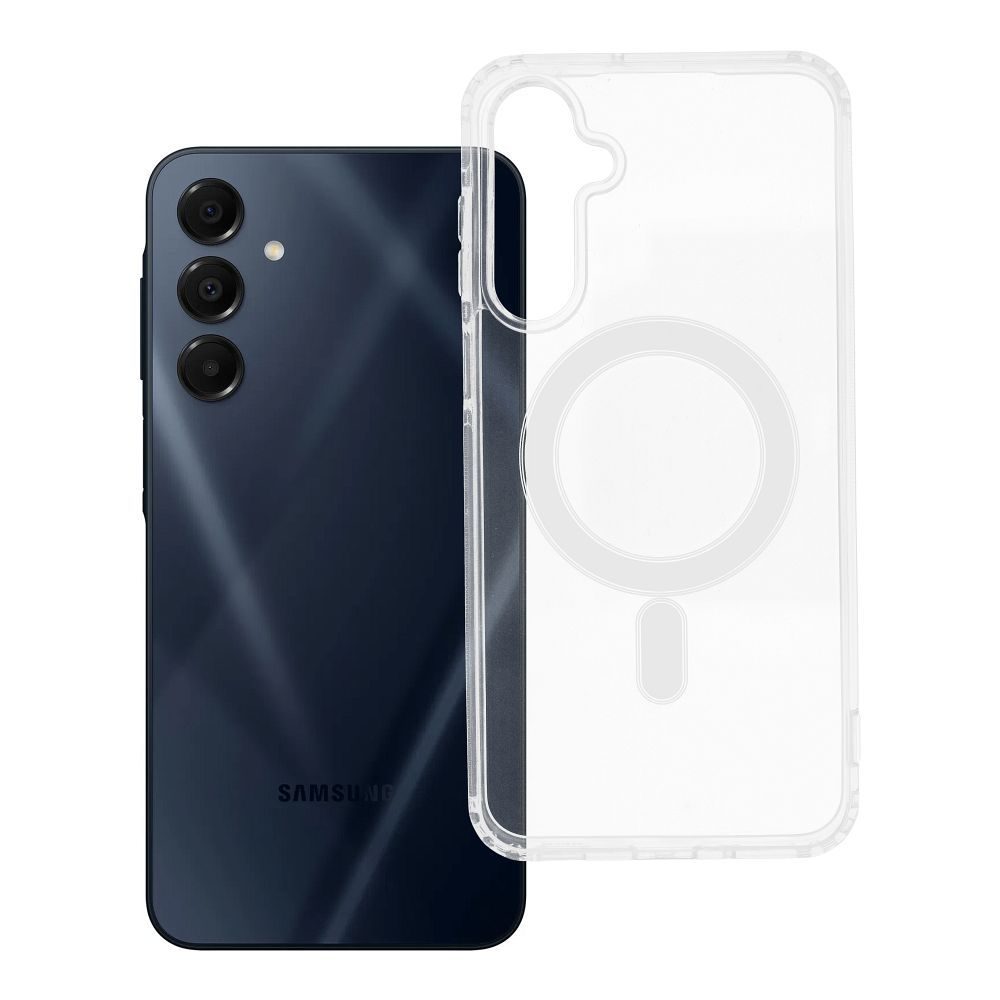 Samsung Galaxy A16 4G / Galaxy A16 5G Clear mag MID MagSafe hátlap tok (Átlátszó)