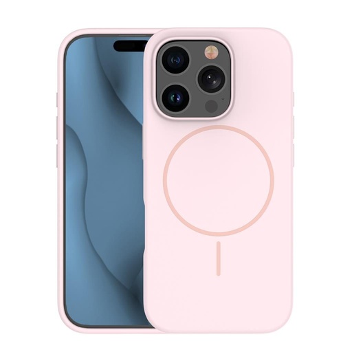Apple iPhone 16e Silicone Thin magsafe zaštitna maskica (Ružičasta)