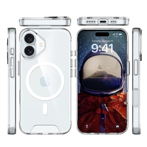 Apple iPhone 17 TOKO Space Magsafe zaštitna maskica (Proziran)