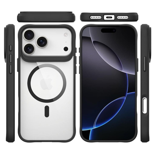 Apple iPhone 17 Pro Max TOKO Combat x mode magsafe zaštitna maskica (Crna)