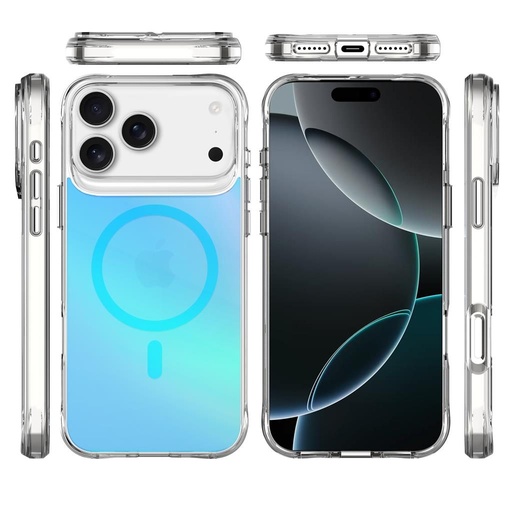 Apple iPhone 17 Pro TOKO Pure rainbow magsafe zaštitna maskica (Plava)
