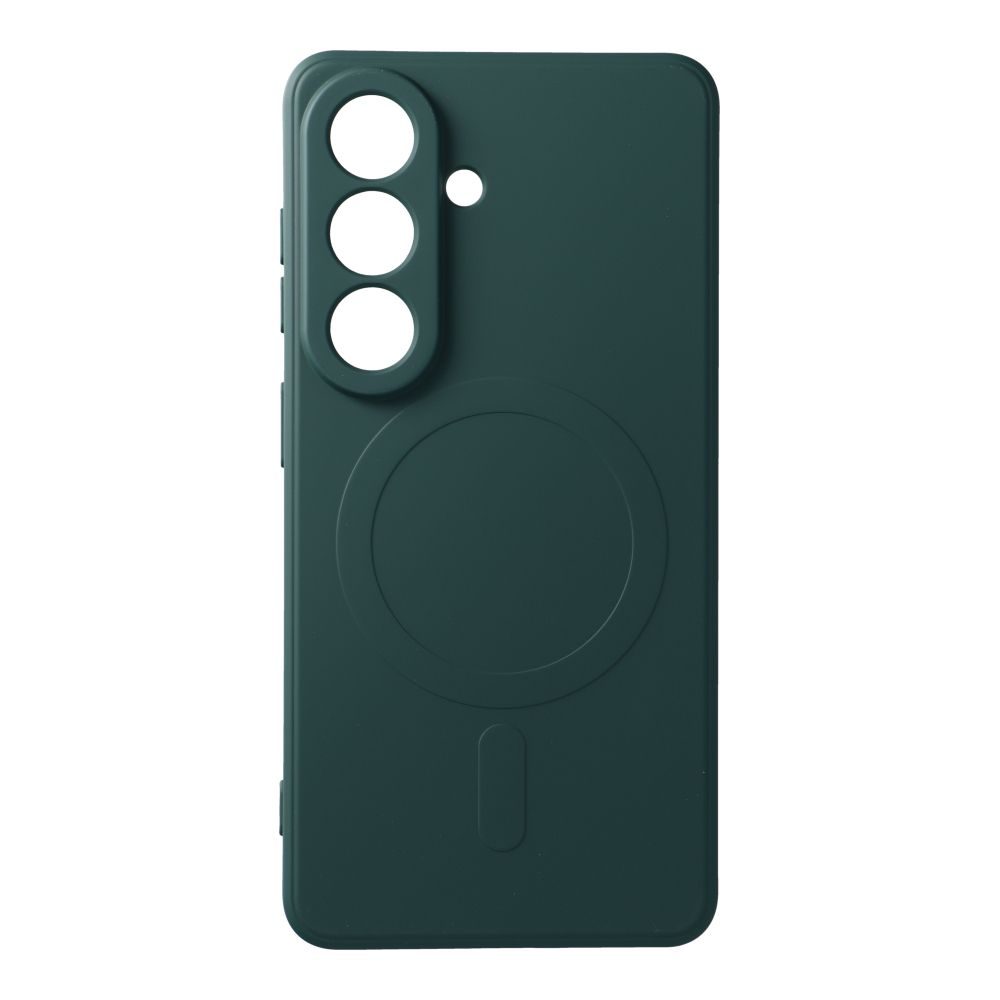 Samsung Galaxy S26 Silicone mag cover magsafe hátlap tok (Zöld)