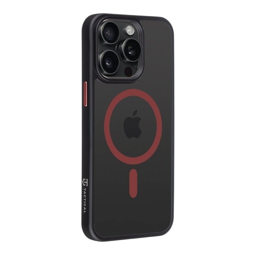 Apple iPhone 15 Pro Max Tactical MagForce Hyperstealth 2.0 zaštitna maskica (Crna - Crvena)