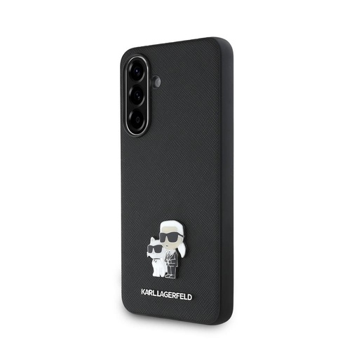 Karl Lagerfeld PU Saffiano Metal Karl and Choupette futrola Samsung Galaxy A36 (Crna) - KLHCSA36PSAKCMPK