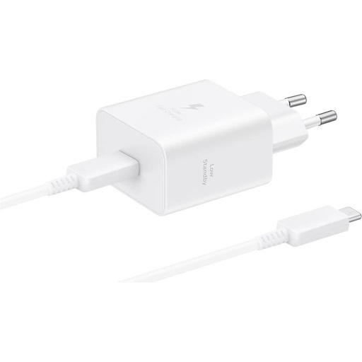 Samsung mrežni punjač 45W USB-C + kabel (Bijela)