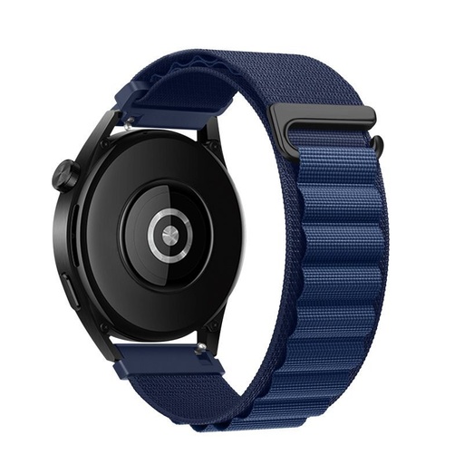 Forcell F-Design FS05 poliester vlaknast remen Samsung Galaxy Watch 20 mm (Mornarskoplava)