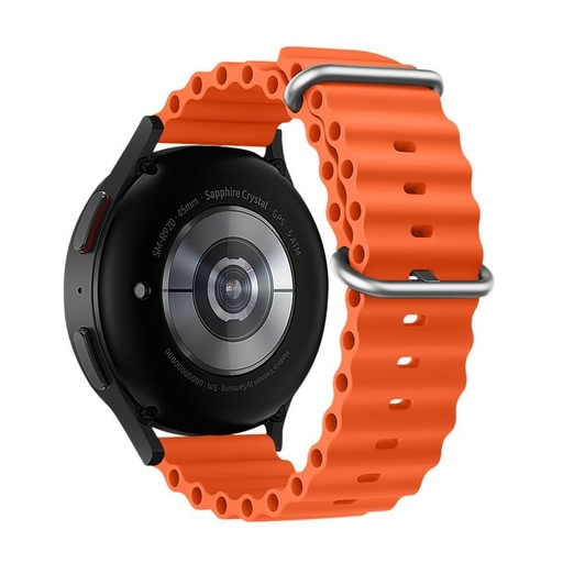 Forcell F-Design FS01 silikonski remen Samsung Galaxy Watch 22 mm (Narančasta)