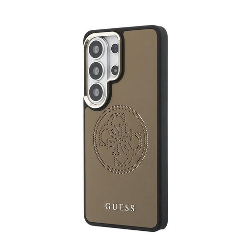 Guess PU Perforated 4G Logo Magnetic Samsung Galaxy S26 Ultra (Smeđa)