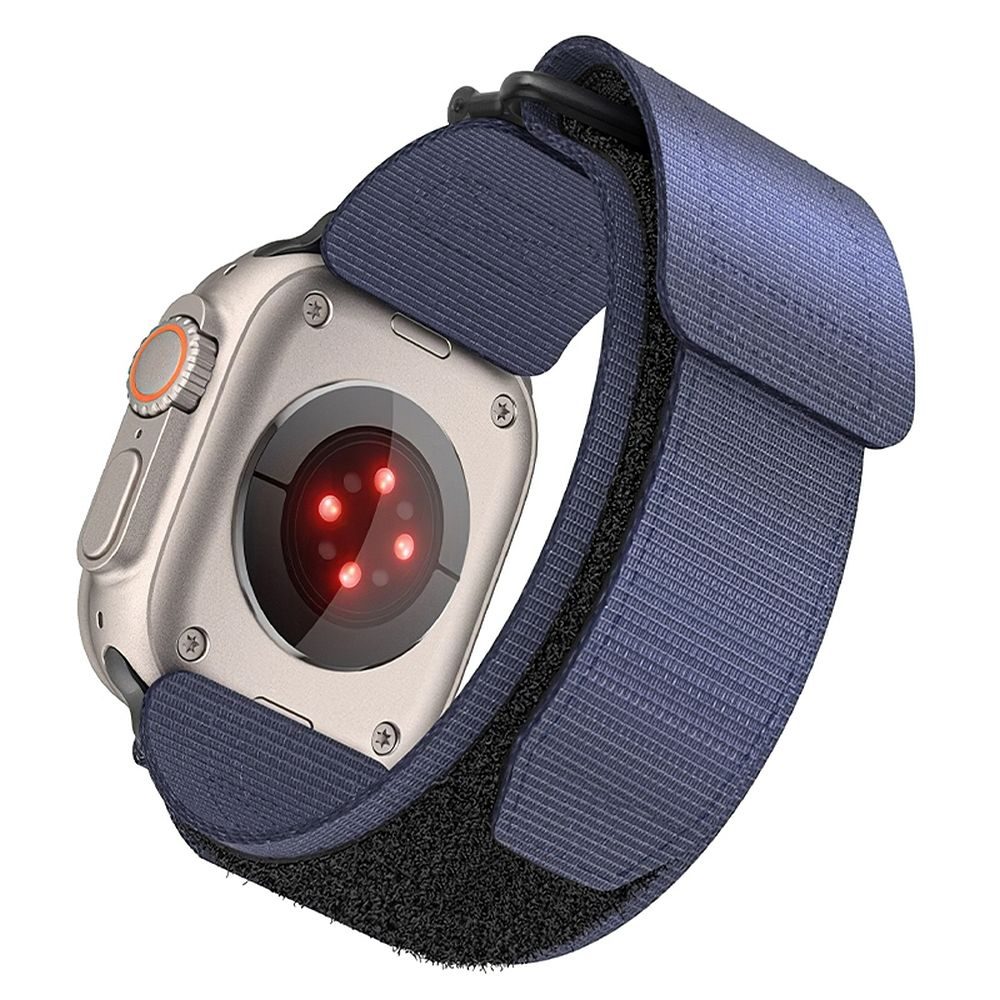 Forcell F-Design FA05 nylon tépőzáras szíj Apple Watch 38 / 40 / 41 mm (Kék)