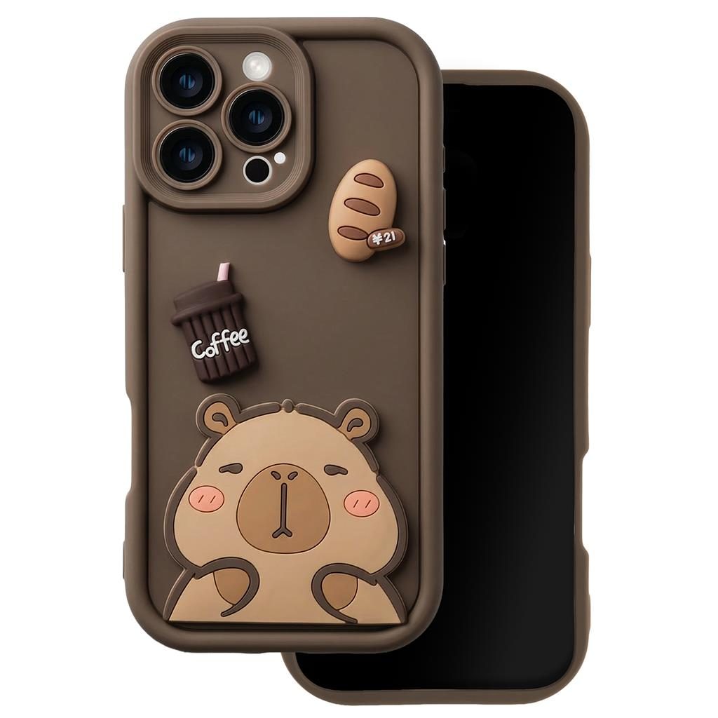 Apple iPhone 16 Pro Max Trendy 3D szilikon hátlap tok