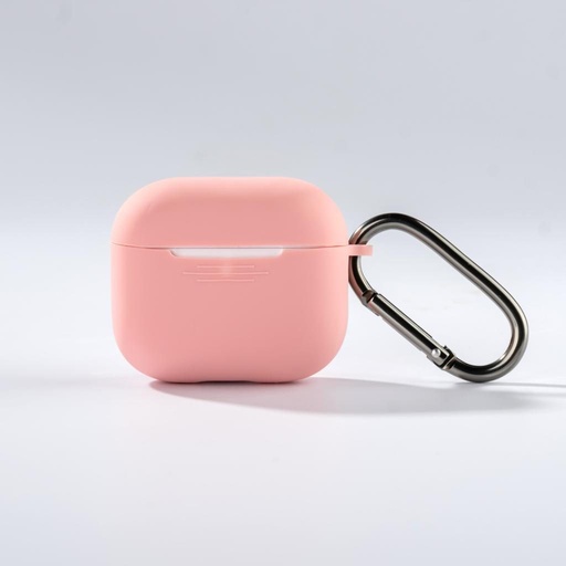 XO K16 silikonski zaštitna futrola s kukom AirPods 4-za (Ružičasta)