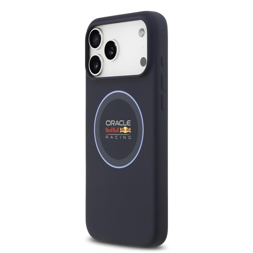 Crvena Bull Silicone Plava Ring MagSafe futrola iPhone 17 Pro Max (Tamnoplava)