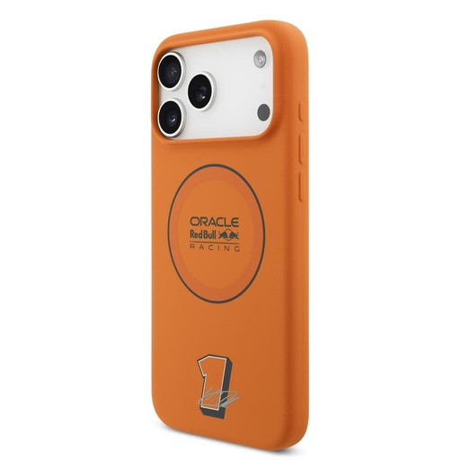 Crvena Bull Silicone Plava Ring MagSafe futrola iPhone 17 Pro Max (Narančasta)