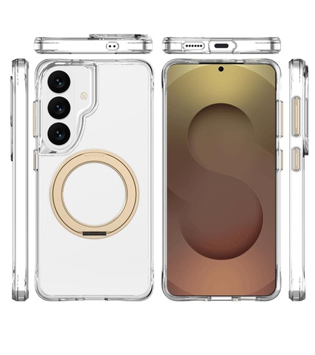 Samsung Galaxy S26 TOKO Pure MagSafe 360 ring zaštitna maskica (Zlatna)