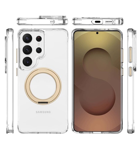 Samsung Galaxy S26 Ultra TOKO Pure MagSafe 360 ring zaštitna maskica (Zlatna)