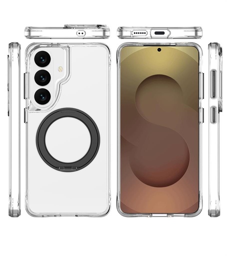 Samsung Galaxy S26 TOKO Pure MagSafe 360 ring zaštitna maskica (Crna)