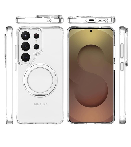 Samsung Galaxy S26 Ultra TOKO Pure MagSafe 360 ring zaštitna maskica (Srebrna)