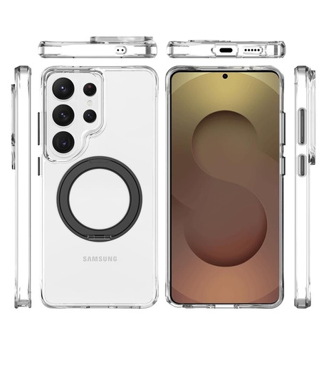 Samsung Galaxy S26 Ultra TOKO Pure MagSafe 360 ring zaštitna maskica (Crna)