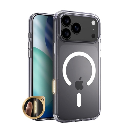 Apple iPhone 17 Pro Max Roar Haptic Button MagSafe zaštitna maskica (Proziran)