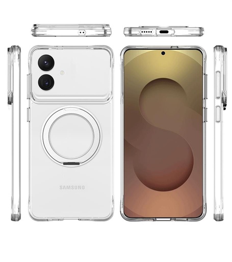Samsung Galaxy S26 Plus TOKO Pure MagSafe 360 ring zaštitna maskica (Srebrna)