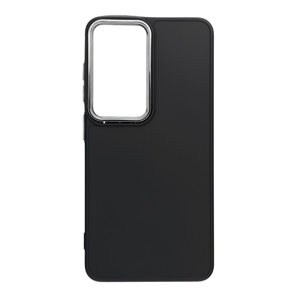 Samsung Galaxy S26 Frame szilikon hátlap tok (Fekete)