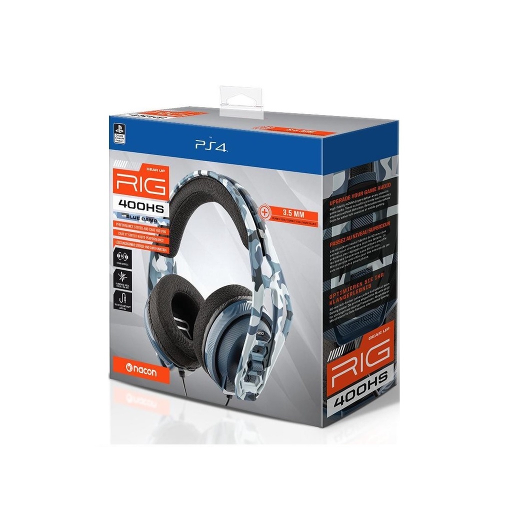 [2807092] Plantronics NACON RIG 400HS PS4 Camo blue (210681-05)
