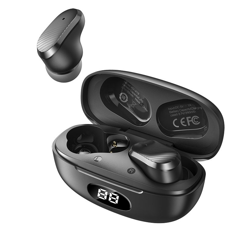 [6920680832361] XO X19 Ark with display wireless Bluetooth headset (Black)