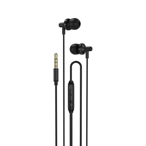 XO EP35 žičani slušalice, s mikrofonom, 3,5mm Jack s priključkom, crna