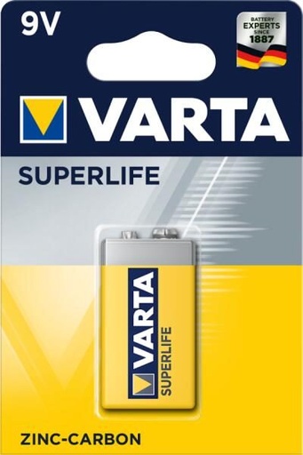 Varta Superlife 6F22 9V-os baterija
