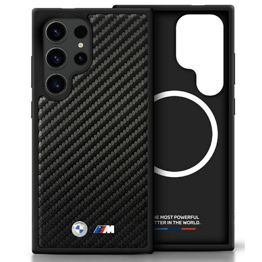 Samsung Galaxy S25 Ultra BMW PU Carbon MagSafe futrola (Crna) - BMHMS25L24PUCILK