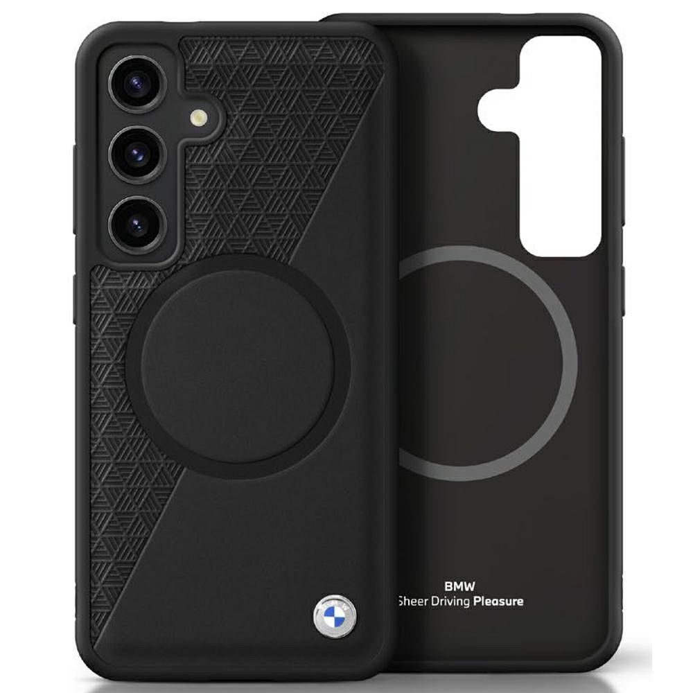 [BMHMS25S23RTPK] Samsung Galaxy S25 BMW Sign Leather MagSafe case (Black) - BMHMS25S23RTPK