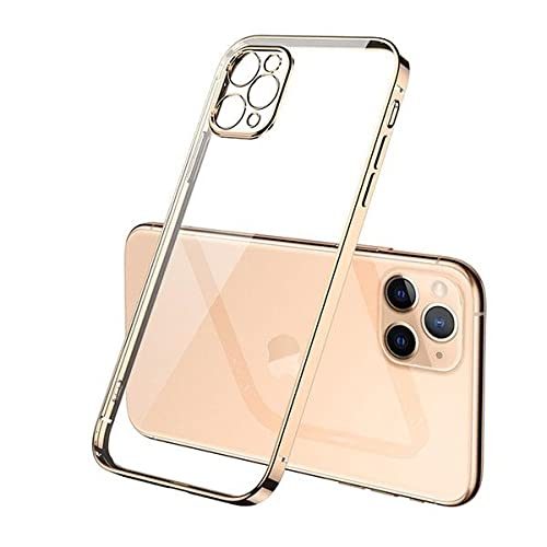 Samsung Galaxy S23 Ultra electroplate sa zaštitom kamere silikonski zaštitna maskica (Zlatna)