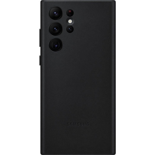 Samsung Galaxy S22 Ultra leather cover tvornički zaštitna maskica, crna - EF-VS908LBE