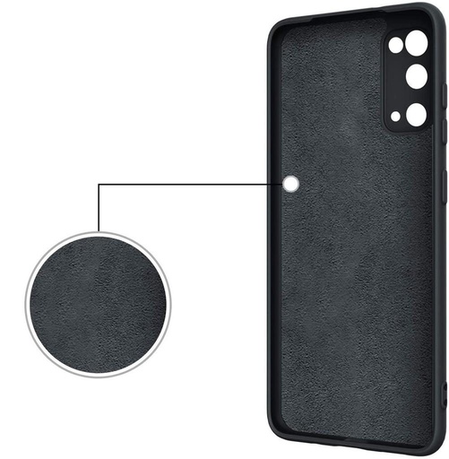 Samsung Galaxy A52 4G/A52 5G/A52s 5G silicone ring zaštitna maskica (Crna)