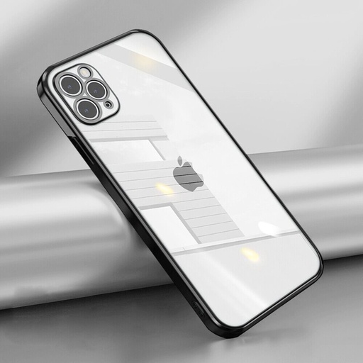 Samsung Galaxy A53 electroplate sa zaštitom kamere silikonski zaštitna maskica (Crna)