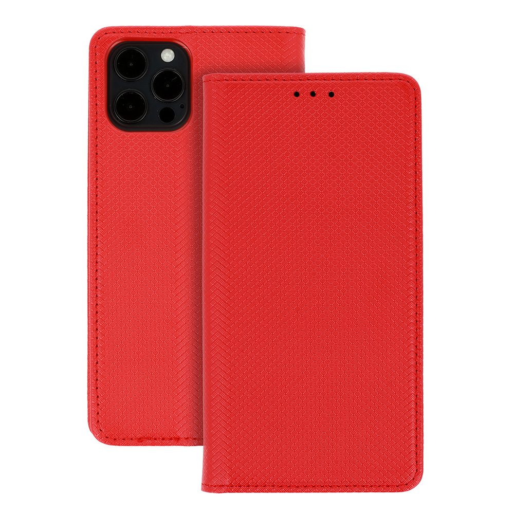 [POK057998] Samsung Galaxy A15 4G / Galaxy A15 5G smart book magnetic book case (Red)