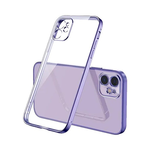 Samsung Galaxy A15 4G / Galaxy A15 5G electroplate sa zaštitom kamere silikonski zaštitna maskica (Ljubičasta)