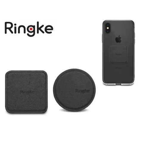 Ringke METALPLATE magnetski lemez 2 db metalna pločica magnetski za držač, crna