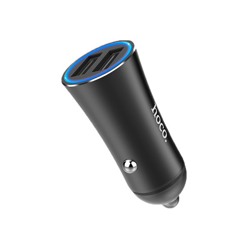 Hoco Z30A auto punjač (2xUSB port), 5V 3,1A, crna