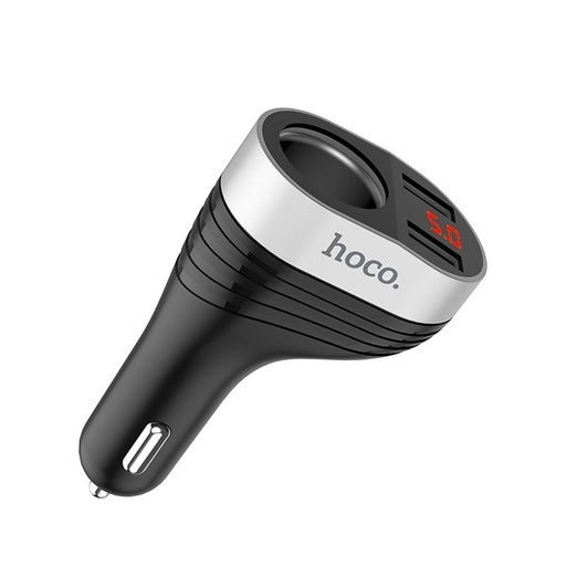 Hoco Z29 auto punjač, upaljač za automobil utičnica, 5V 2,1A, 2 USB, crna