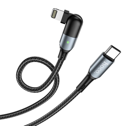 Hoco U100 lightning kabel (PD brzi punjač), 1,2m, Type-C-Lightning, 180fokba okretni, 20W podržan snage brzo punjenje
