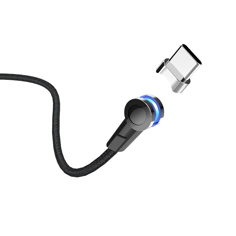 [6931474712615] Hoco S8 type-C cable (magnetic charging tip), black