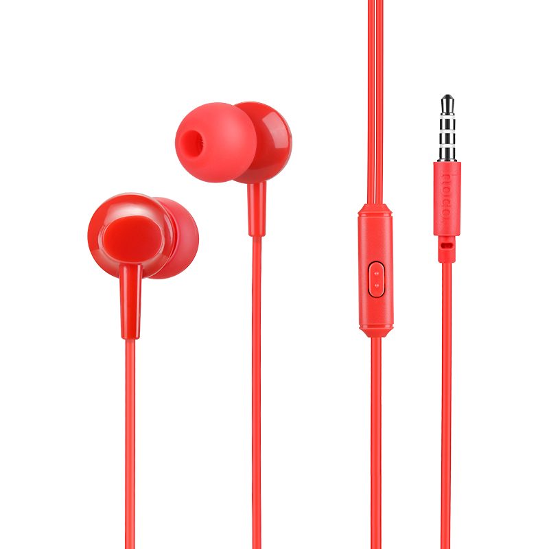 [6957531049340] Hoco M14 headset (jack 3,5mm) with microphone, red