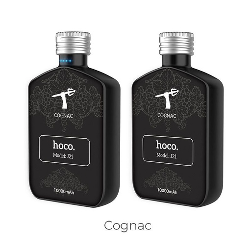 Hoco J21 power bank, 10000 mAh, LED indikator stanja, 5V 2,1A, crna