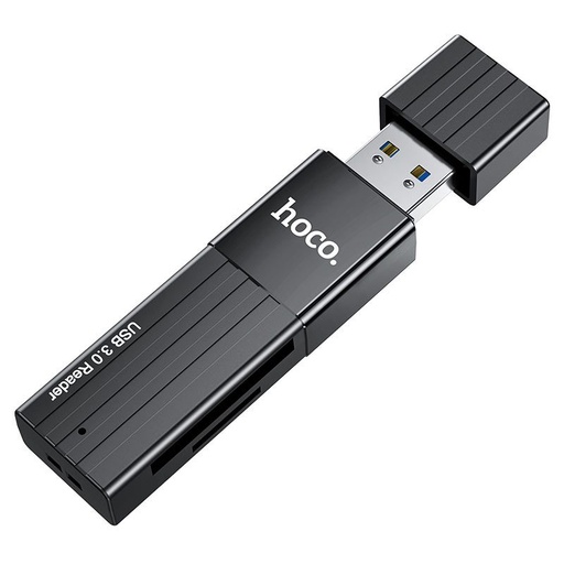 Hoco HB20 čitač kartica, USB2.0 / USB3.0, TF/SD, crna