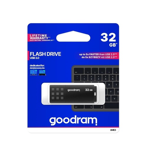 Goodram UME3-0320K0R11 32GB USB 3.0 pendrive, crna