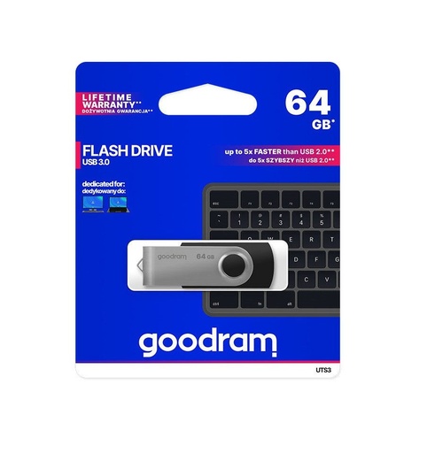 Goodram 128GB USB 3.0 pendrive, Crna