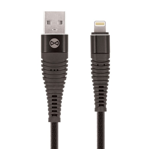 Forever Shark lightning kabel, crna