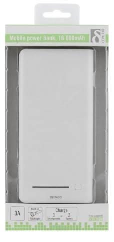 Deltaco PB-815 power bank, bijela